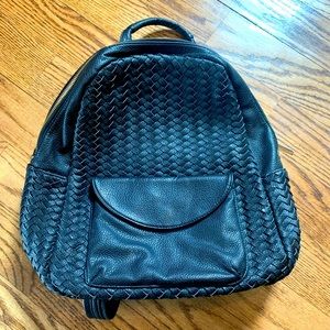 Deux Lux Black Woven Backpack